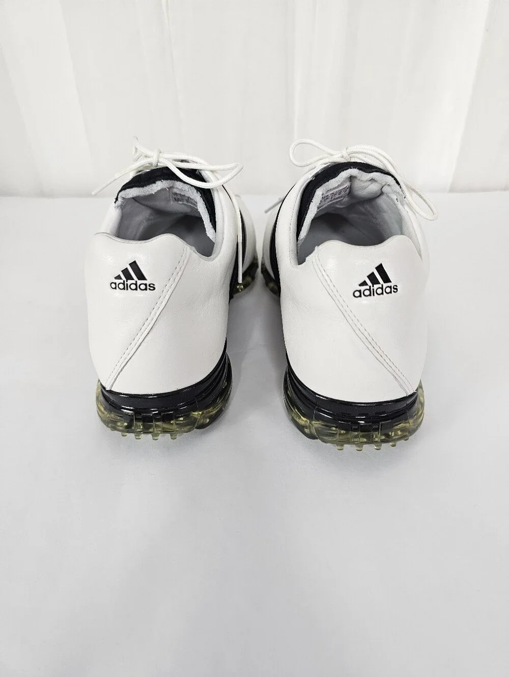 Adidas Adipure Climaproof Traxion Golf Shoes White Leather LavStyle #816373